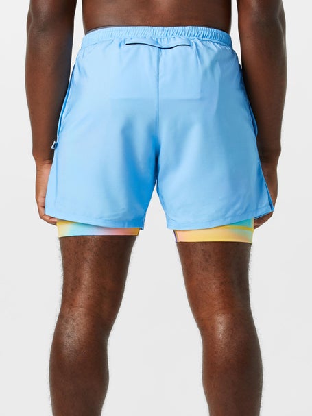 Flow Society Mens Gradient Sky 2-in-1 Short