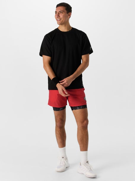 Flow Society Mens Red Rainmaker 2-in-1 Short
