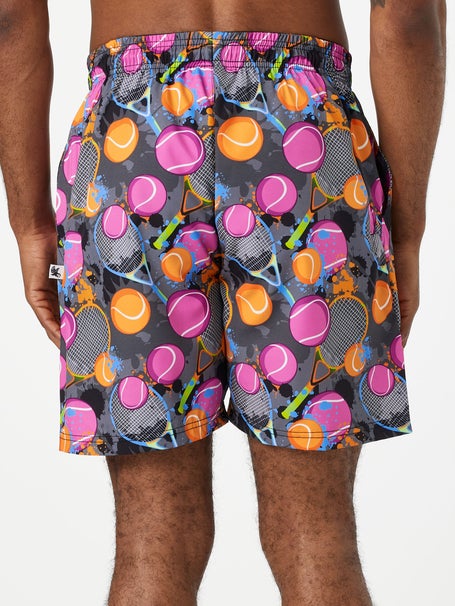 Flow Society Mens Tennis Flow Short - Charcoal