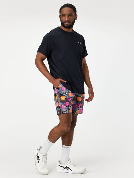 Flow Society Mens Tennis Flow Short - Charcoal