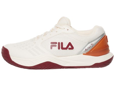 Fila Axilus 3 Cream/Red/Orange Womens Shoes