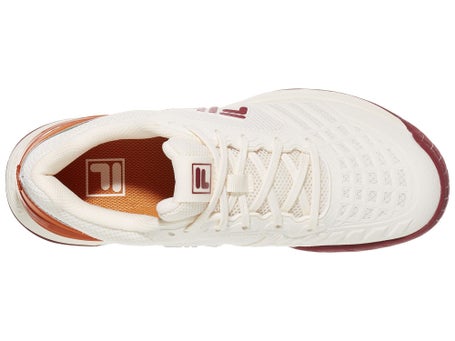 Fila Axilus 3 Cream/Red/Orange Womens Shoes