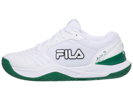 Fila Axilus 3 White/Courtway Green Womens Shoes