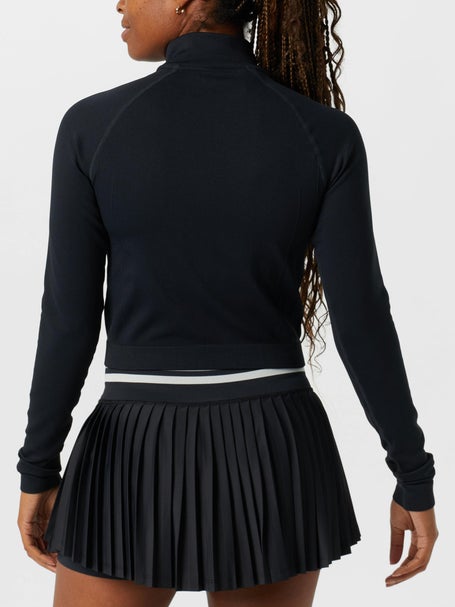 Fila Womens Casa Breakpoint Seamless 1/4 Zip-Black