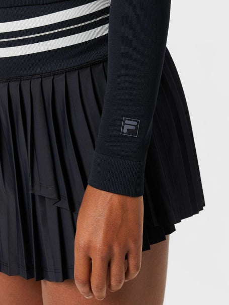 Fila Womens Casa Breakpoint Seamless 1/4 Zip-Black