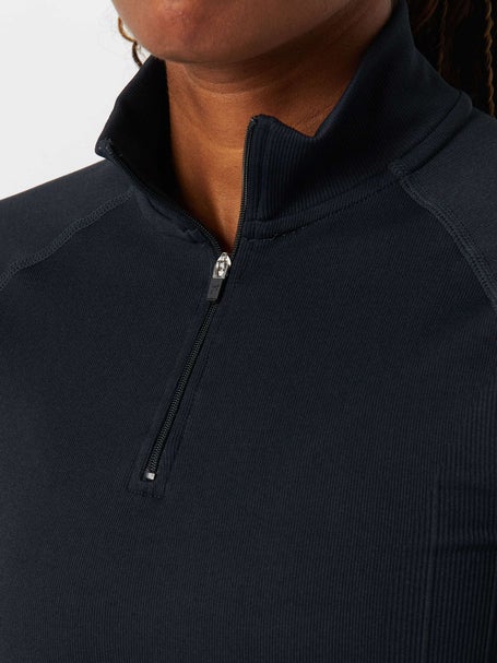 Fila Womens Casa Breakpoint Seamless 1/4 Zip-Black