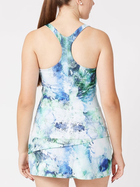 Fila Womens Deuce Court Print Racer Tank