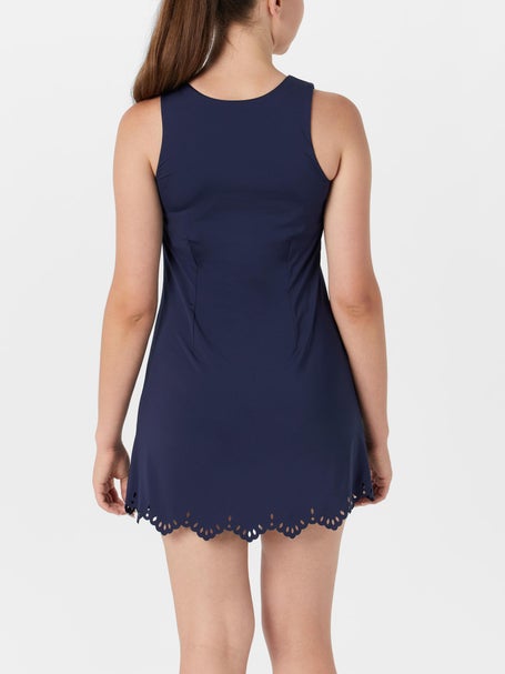 Fila Womens Essentials Lasercut Dress - Navy