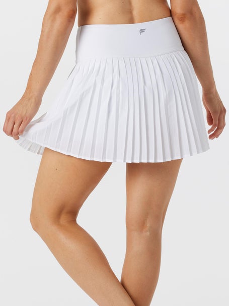 Fabletics Womens Hot Shot Pleated Skirt - White