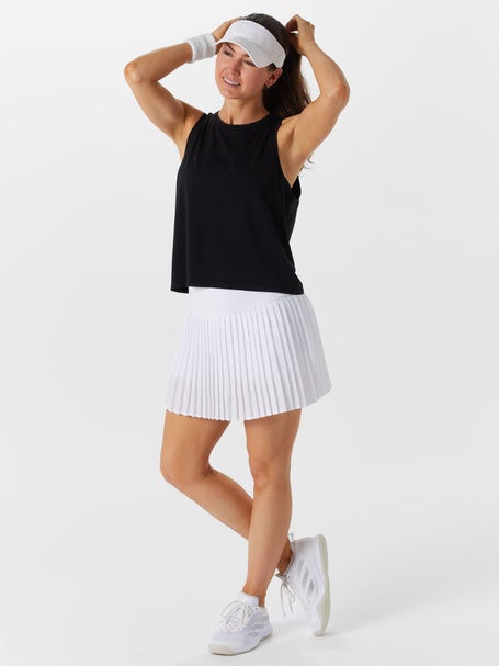 Fabletics Womens Hot Shot Pleated Skirt - White