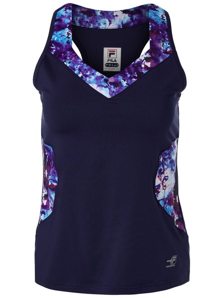 Fila Womens Pickleball V-Neck Trim Tank