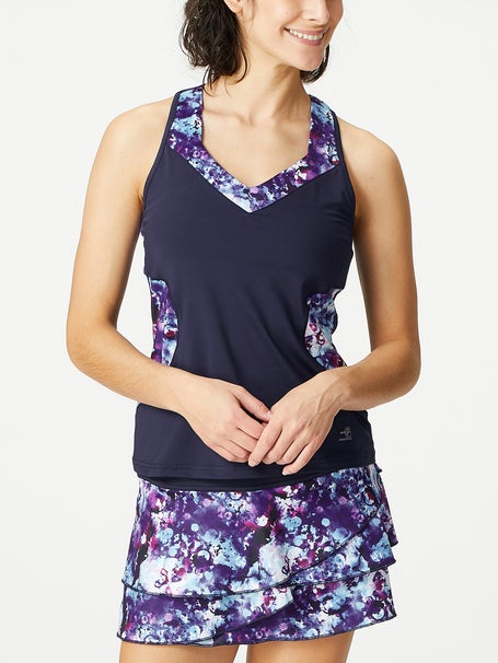 Fila Womens Pickleball V-Neck Trim Tank