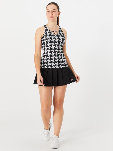 Fila Womens Print Essentials Court Tank - Houndstooth