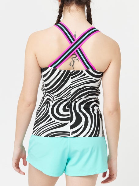 Fila Womens Tie Breaker Cross Back Tank