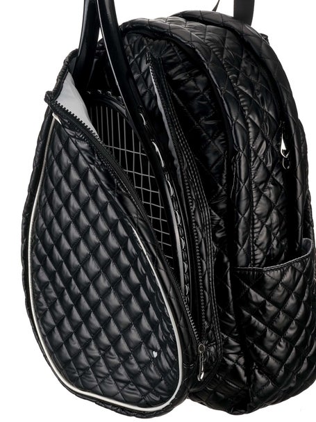 Glove It Quilted Tennis Racquet Backpack Black