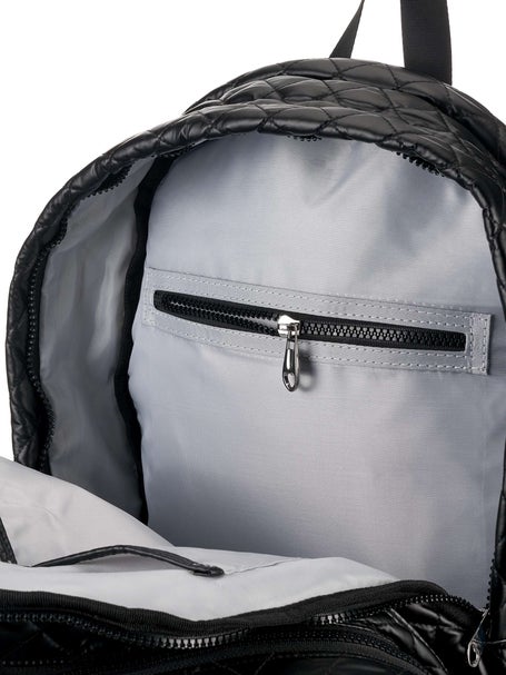 Glove It Quilted Tennis Racquet Backpack Black