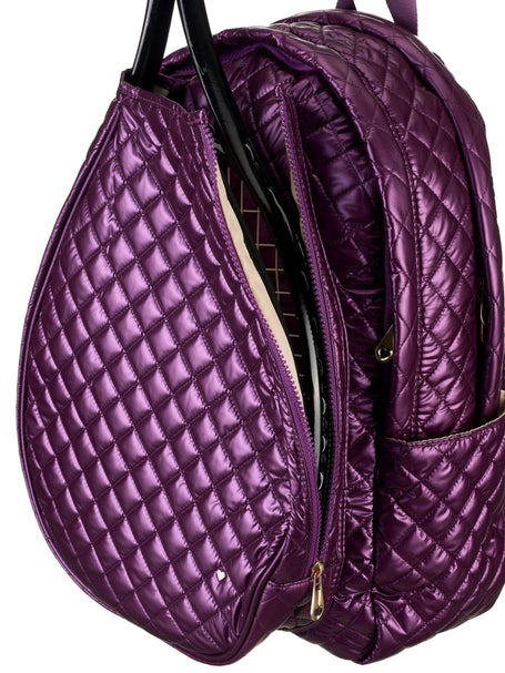 Glove It Quilted Tennis Racquet Backpack Purple