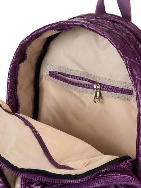Glove It Quilted Tennis Racquet Backpack Purple