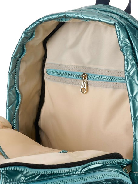 Glove It Quilted Tennis Racquet Backpack Teal