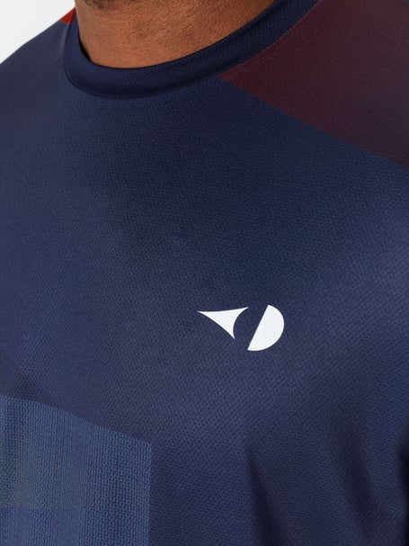 Grand Slam Mens Summer Stacked Geo Crew