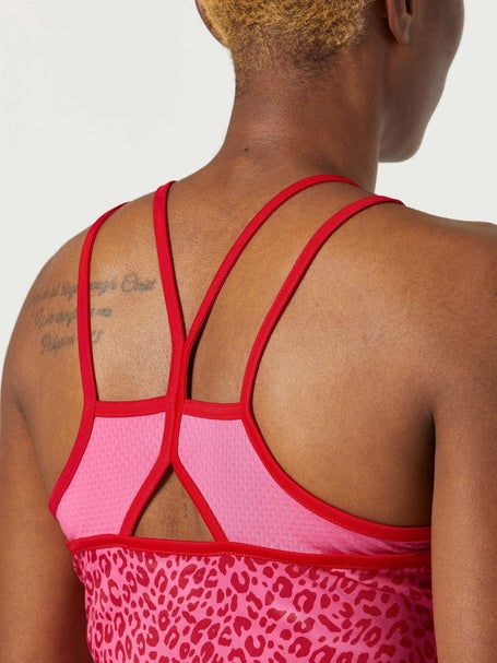 Grand Slam Womens Spring Animal Print Halter Tank