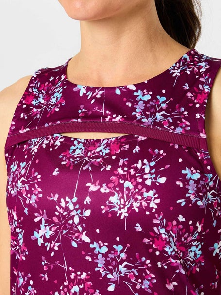 Grand Slam Womens Winter Keyhole Tank