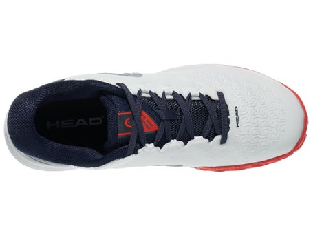 Head Revolt Pro 5.0 White/Navy Junior Shoes