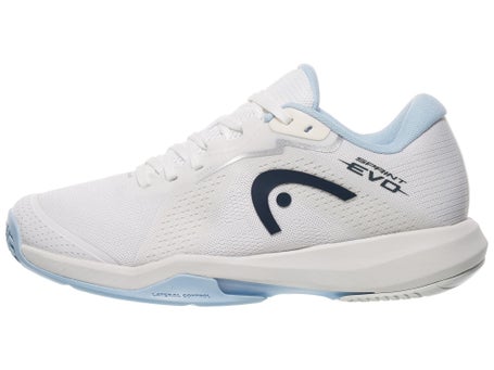 Head Sprint Evo 4.0 White/Light Blue Womens Shoes