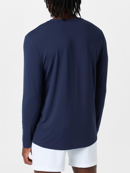 IBKUL Mens Long Sleeve Top - Navy