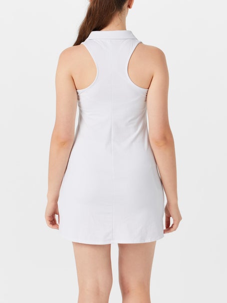 IBKUL Womens Collared Tennis Dress - White