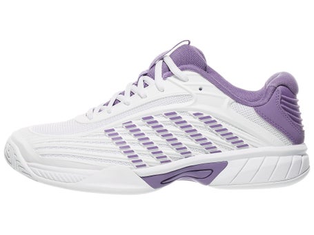 KSwiss Hypercourt Express 3 White/Purple Junior Shoes