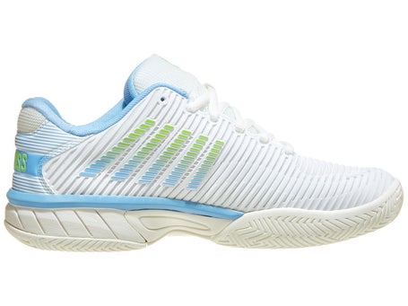 KSwiss Hypercourt Express 2 Wh/Blue/Green Junior Shoes