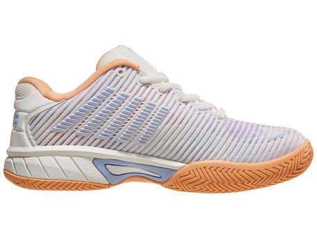 KSwiss Hypercourt Express 2 White/Peach Junior Shoe