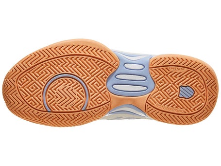 KSwiss Hypercourt Express 2 White/Peach Junior Shoe