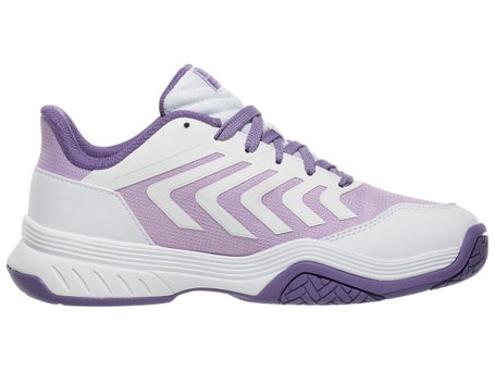 KSwiss Ultrashot Team 2 White/Purple Junior Shoes