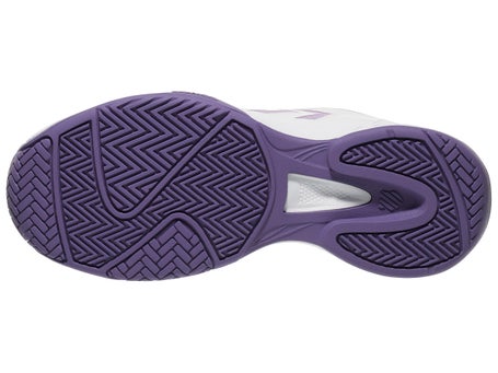 KSwiss Ultrashot Team 2 White/Purple Junior Shoes