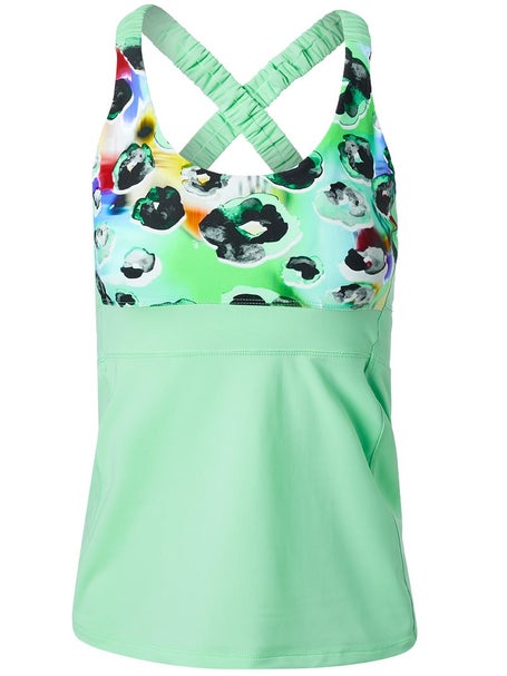Jerdog Womens Blue Mints Resort Tank