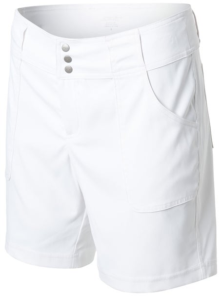 Jofit Womens Essential Mid Length Short - White