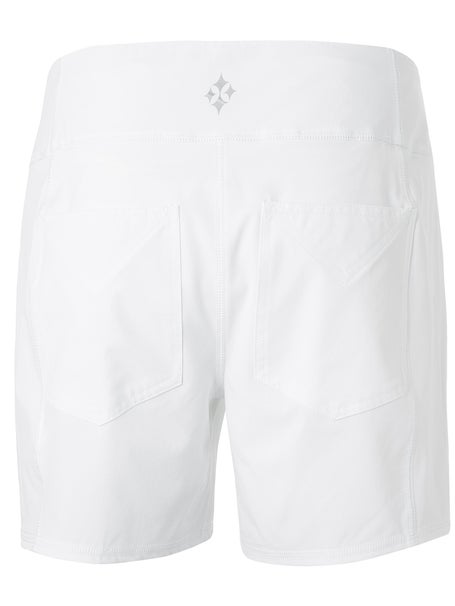 Jofit Womens Essential Pull On Short - White