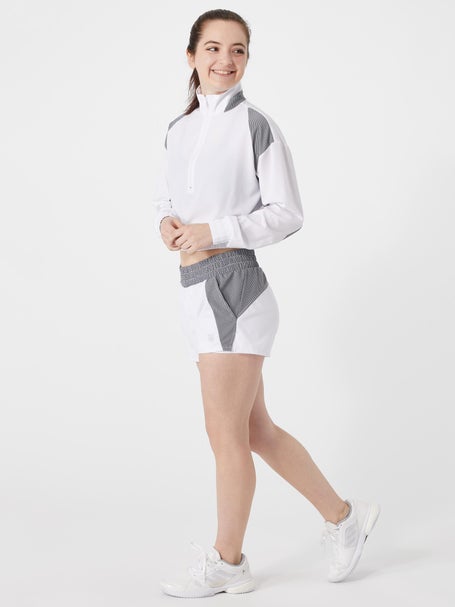 KSwiss Womens Summer Crop 1/4 Zip LS