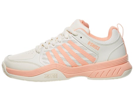 KSwiss Court Express 2 Egret/Peach Womens Shoes