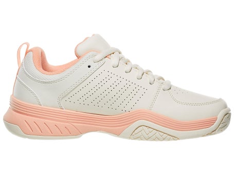 KSwiss Court Express 2 Egret/Peach Womens Shoes