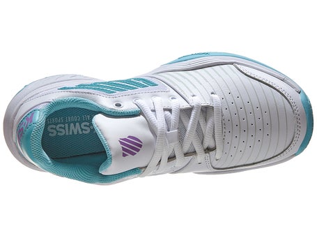 KSwiss Court Express White/Blue/Lilac\Womens Shoes