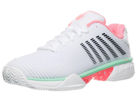 KSwiss Hypercourt Express 2 Clay Wh/Pink Womens Shoes