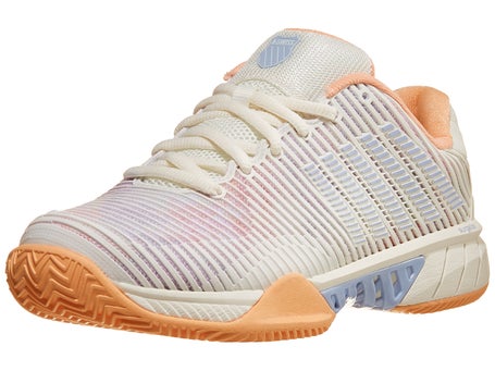 KSwiss Hypercourt Express 2 Clay Wh/Peach Woms Shoes
