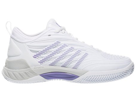 KSwiss Hypercourt Supreme 2 Clay Wh/Pur Womens Shoes