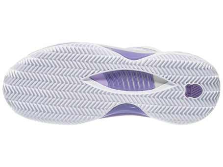 KSwiss Hypercourt Supreme 2 Clay Wh/Pur Womens Shoes