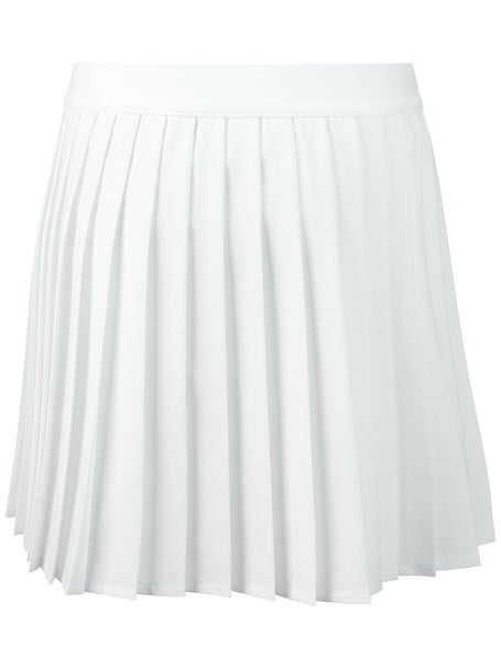 Lacoste Girls Pleat Performance Skirt - White