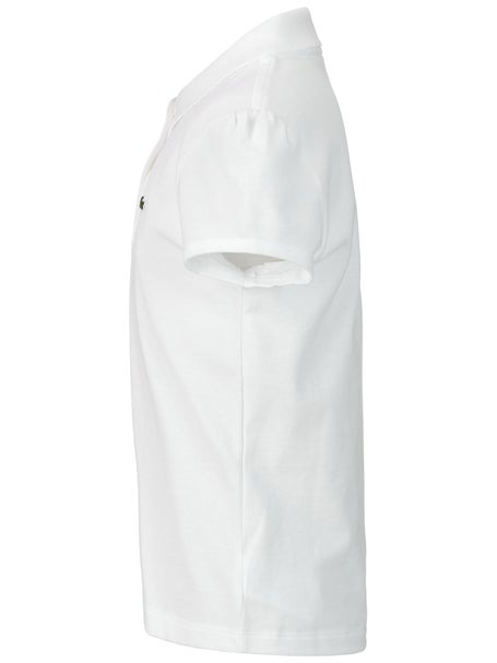 Lacoste Girls Scallop Polo - White