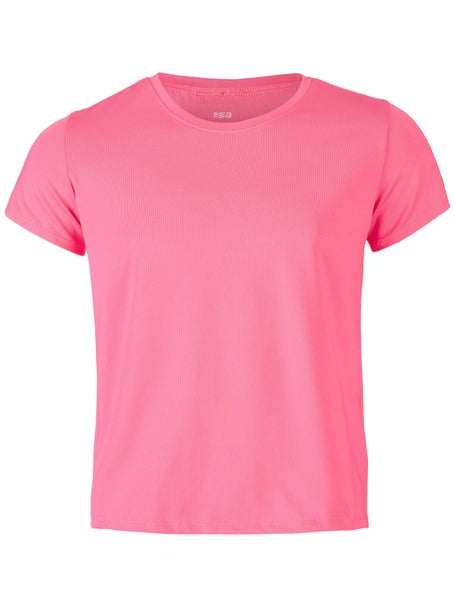 Lucky In Love Girls Core Boxy Top - Pink